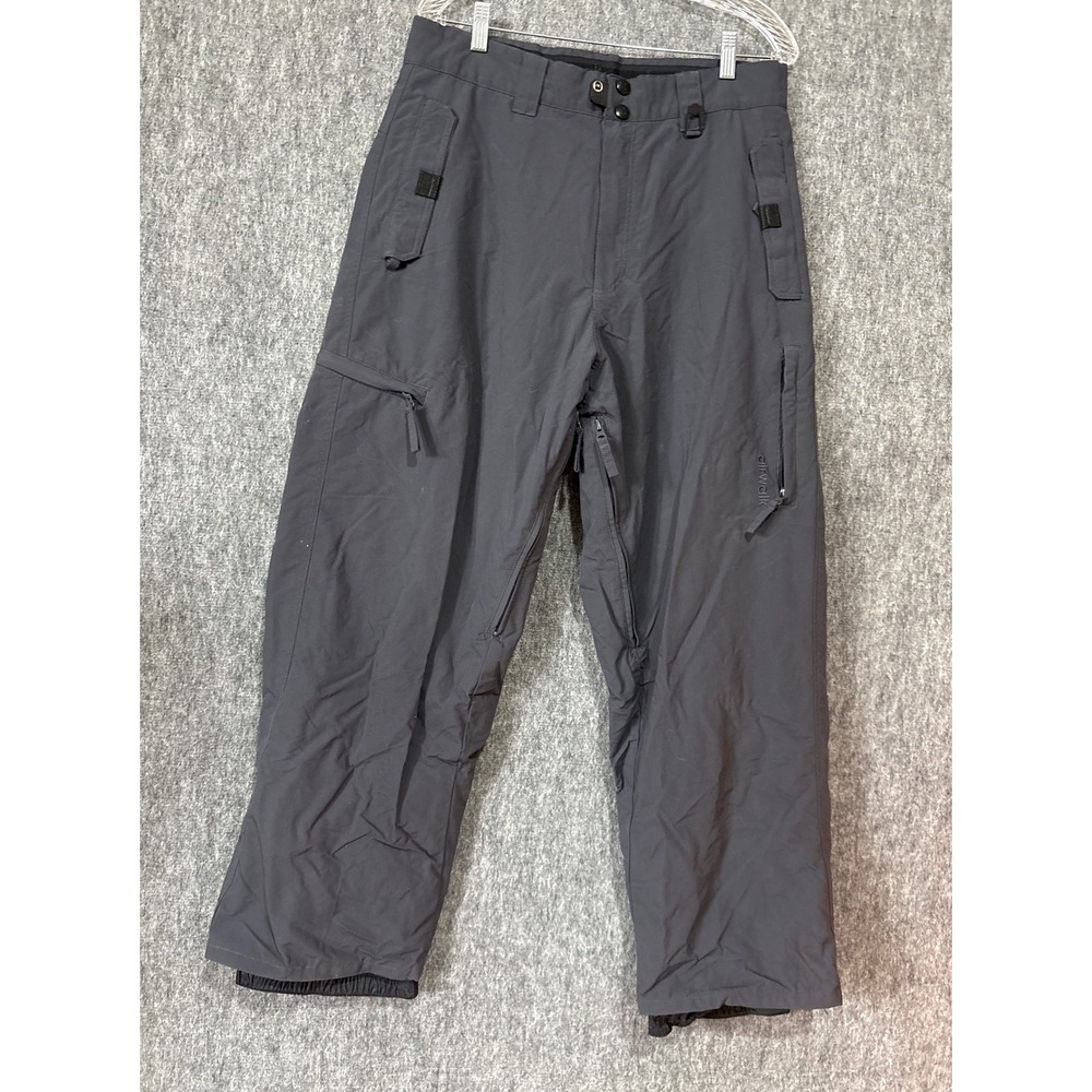 Airwalk Snow Technologies Evolution Edition Mens Medium Charcoal Grey Snow Pants